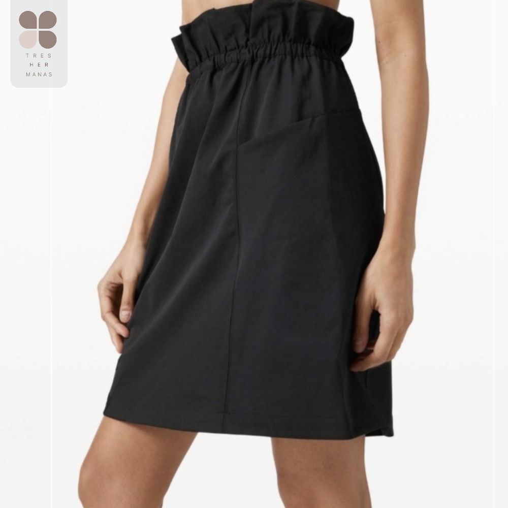 Lululemon paper bag midi skirt -Trip Taker